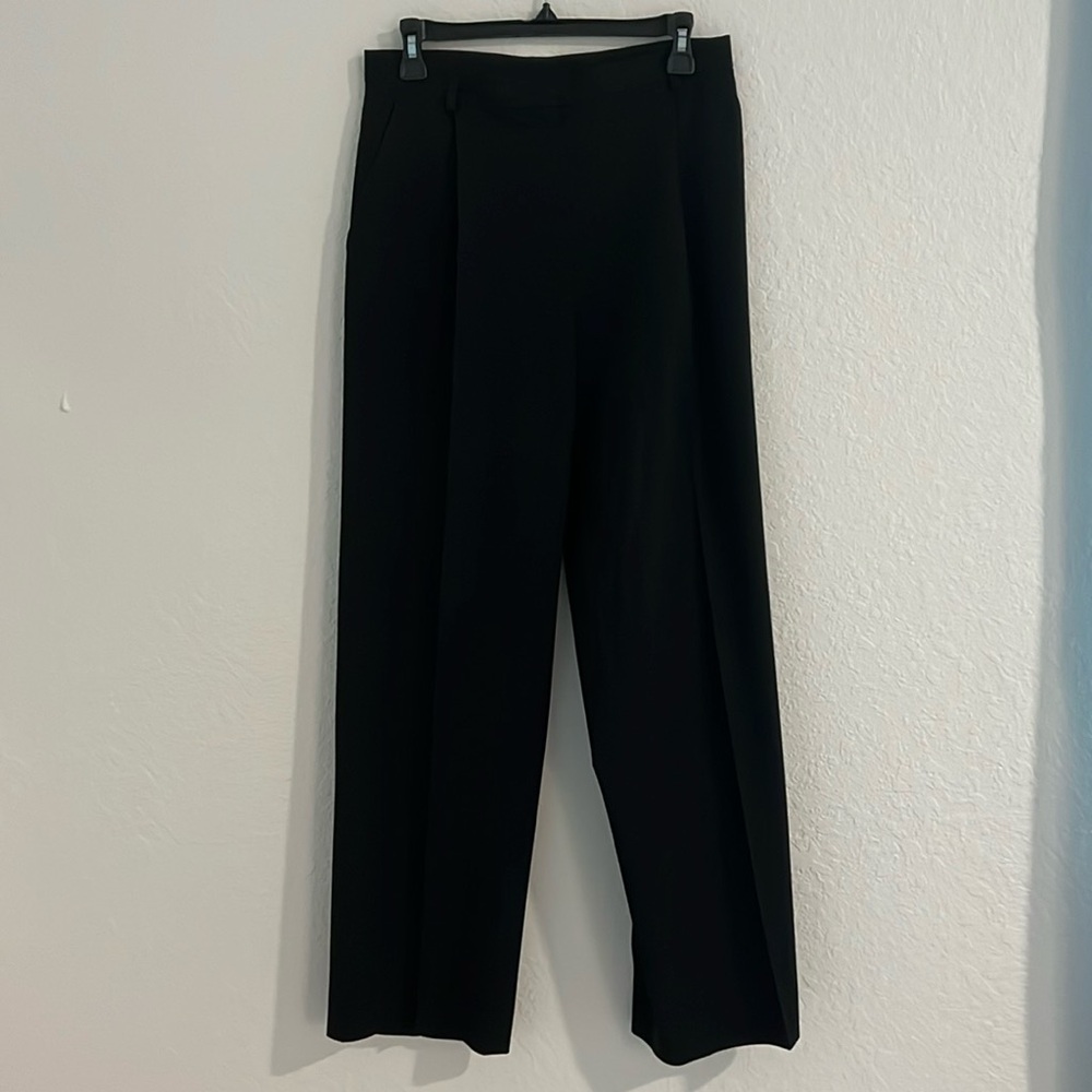Jones New York Stretch Straight Leg Dress Pants - Black